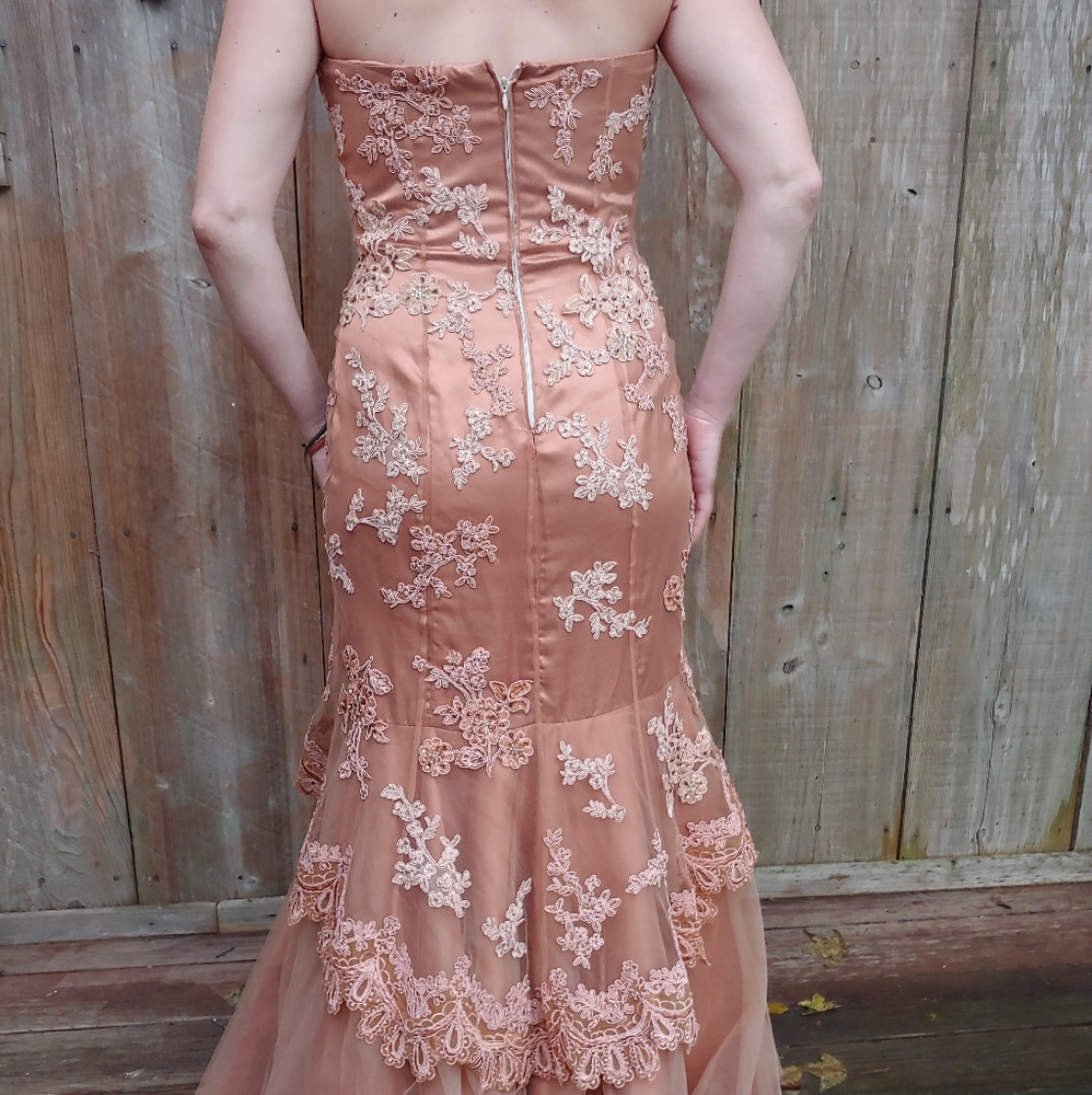 Tiffany Strapless Formal Gown - Picture 2 of 8